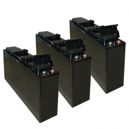 Front terminal lead acid battery