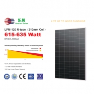 Livefun N-type Bifacial PV Module 615w 620w 625w 630w 635w Mono Solar Panel